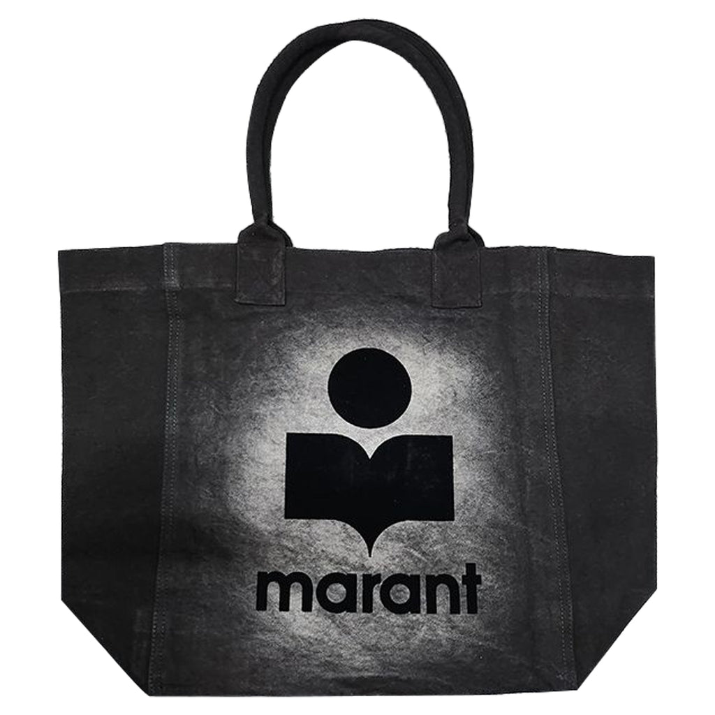 Yenky Embroidered Logo Shopper Bag Faded Black