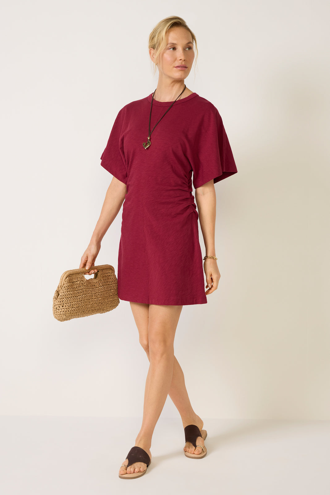 Women's Cam Ruched Mini Dress