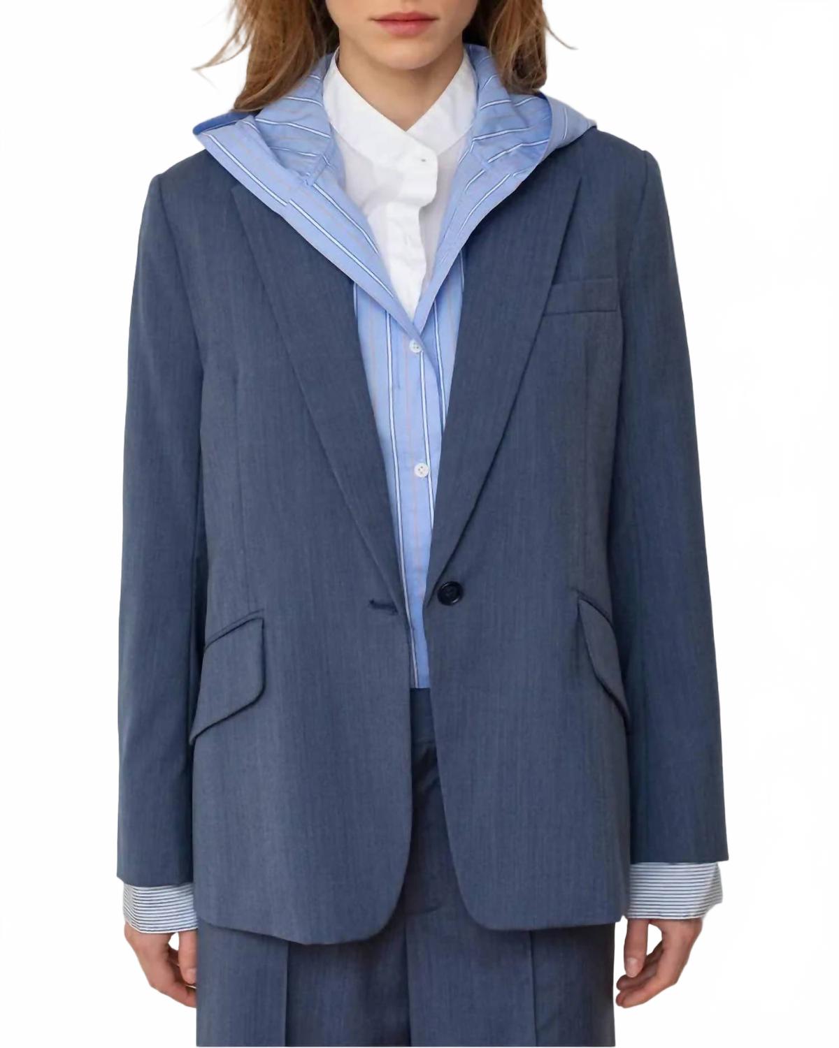 Venue Blazer In Smoke Blue