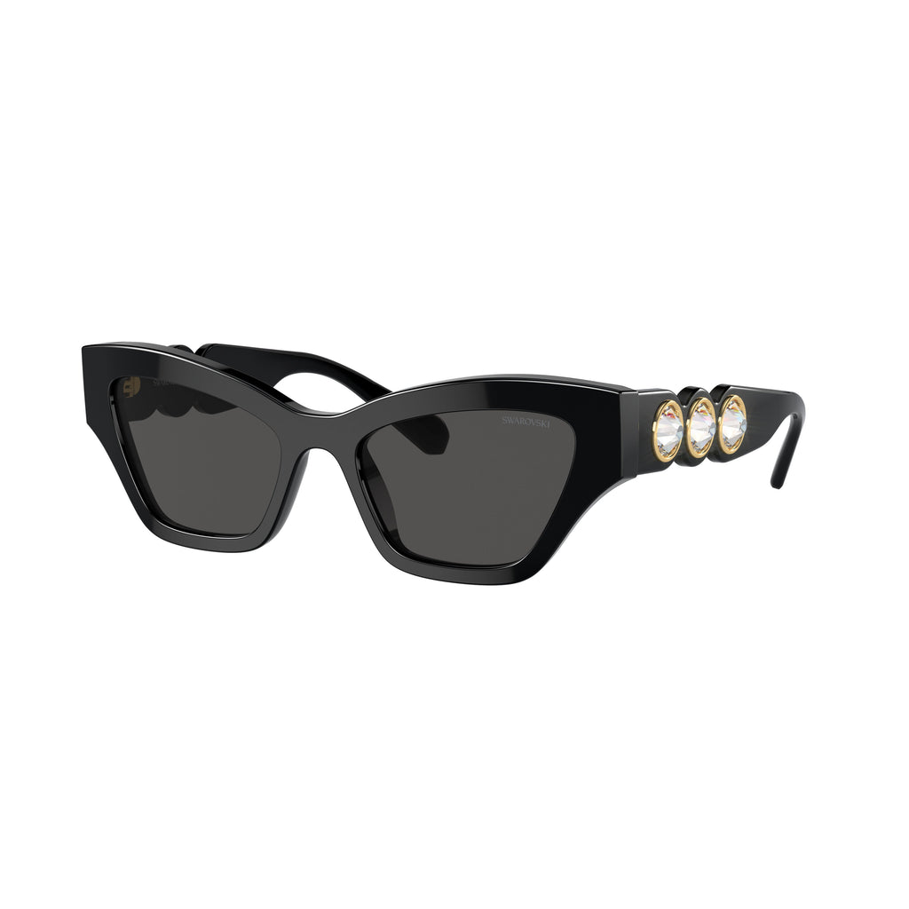 0Sk6021 Cat-Eye Sunglasses with Crystal Embellishments