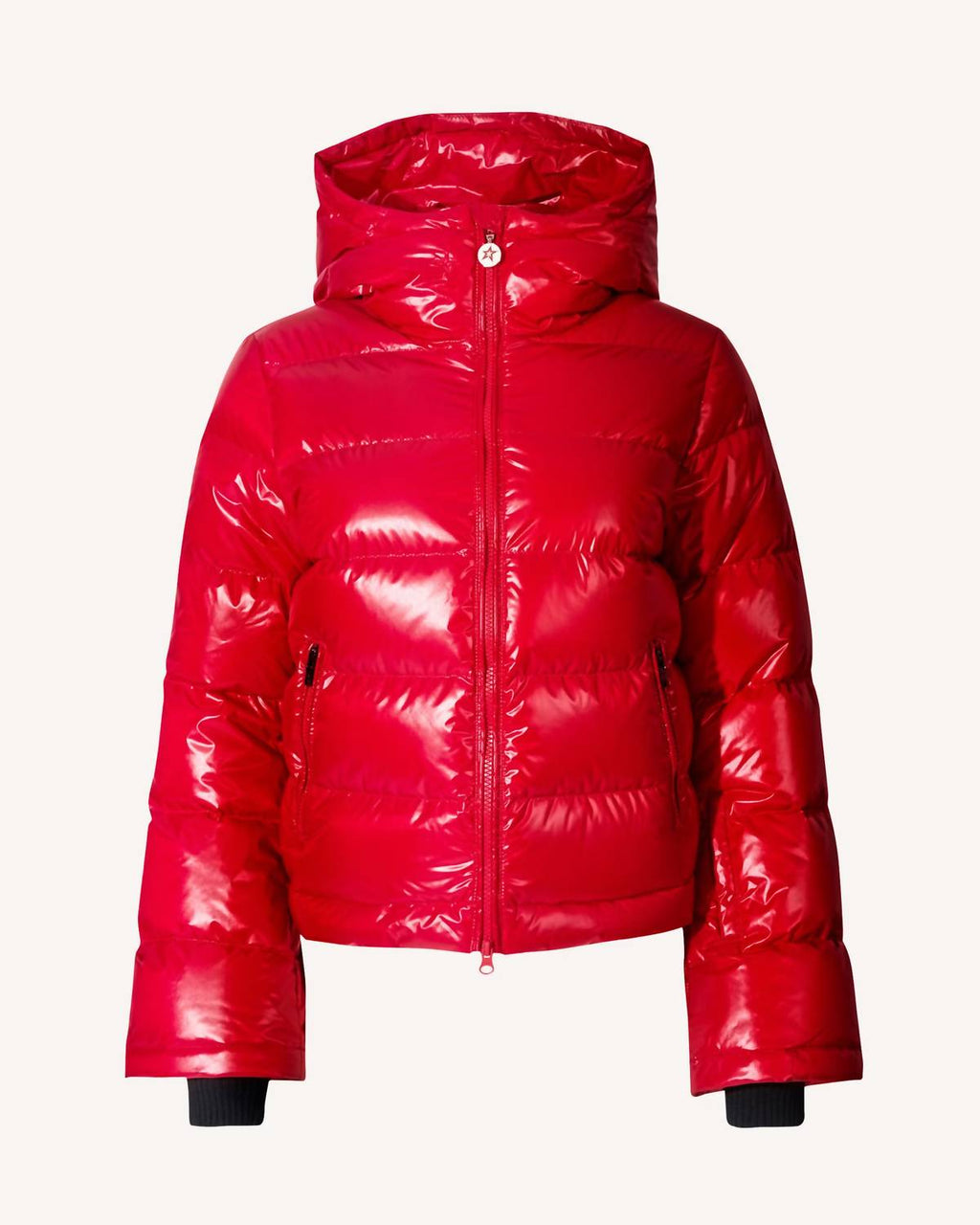 Polar Flare Ski Jacket In Red
