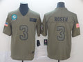 Men's Miami Dolphins Josh Rosen #3 Brown Game Jersey1
