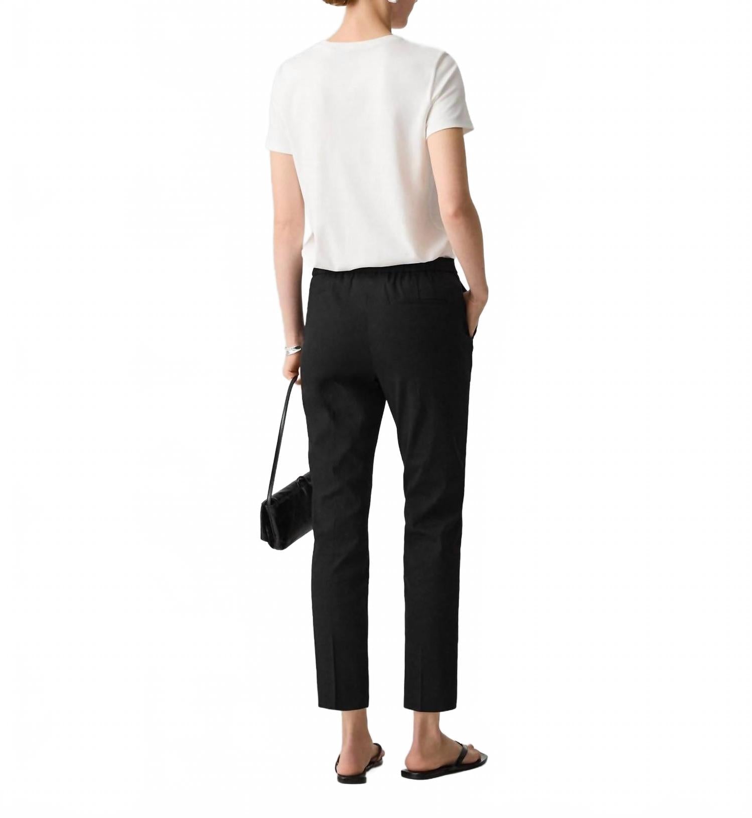 Treeca Pull On Pant In Black