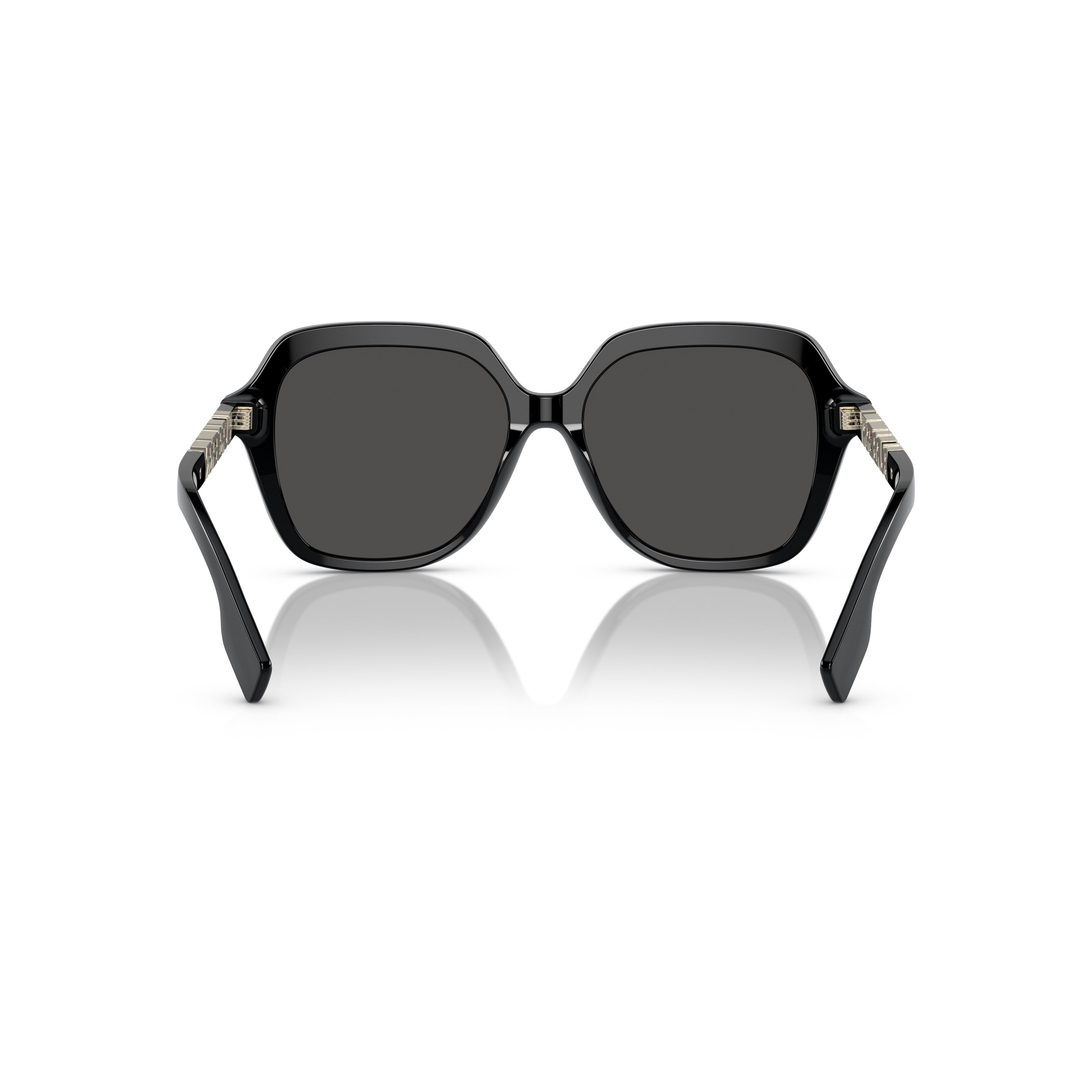 Oversized Square Frame Sunglasses With Metallic Logo Detail
