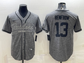 Men's Las Vegas Raiders Hunter Renfrow #13 Gray Game Jersey1 Joint Edition