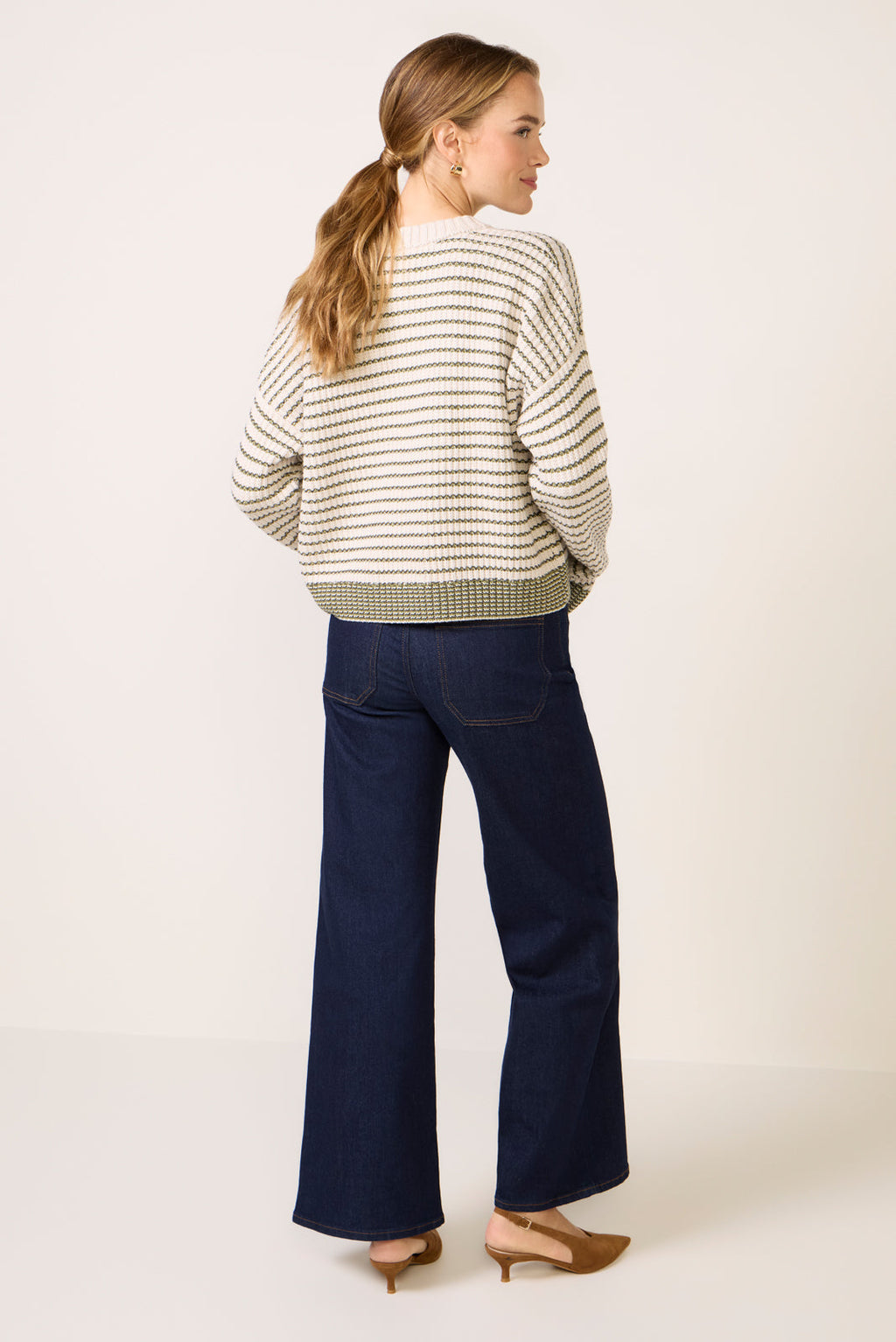 Women's Slim Palazzo Modernist Pocket Jeans