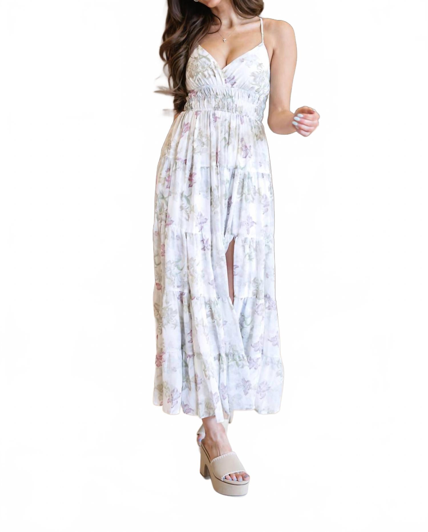 Aaliyah Dress In White