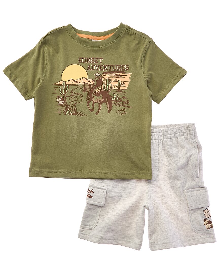 Scotch & Soda 2pc Shirt & Short Set