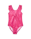 Flap Happy One Piece Shiny Pink Scales Swimsuit