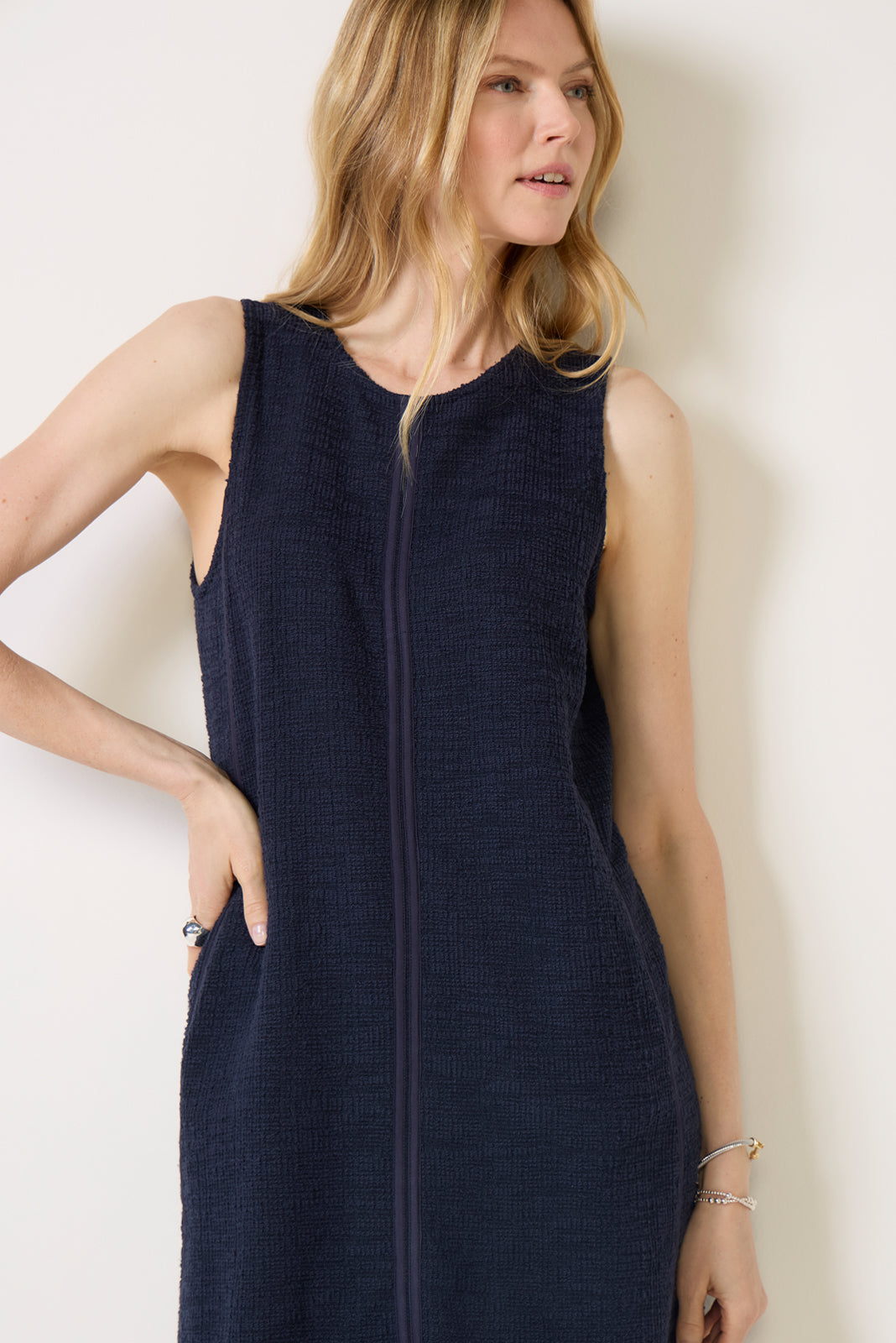 Women's Mary Textured Shift Dress