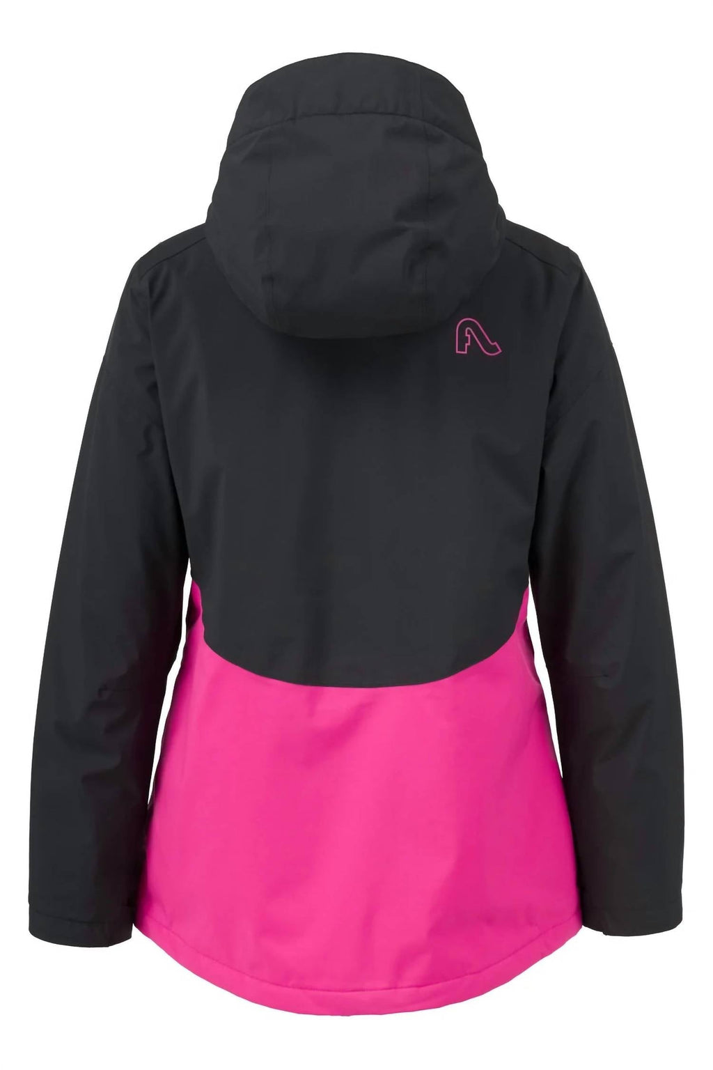 Sarah Insulated Jacket In Black/dragonfruit