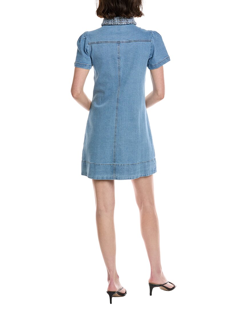 CeCe Collared Button-Down Mini Swing Dress