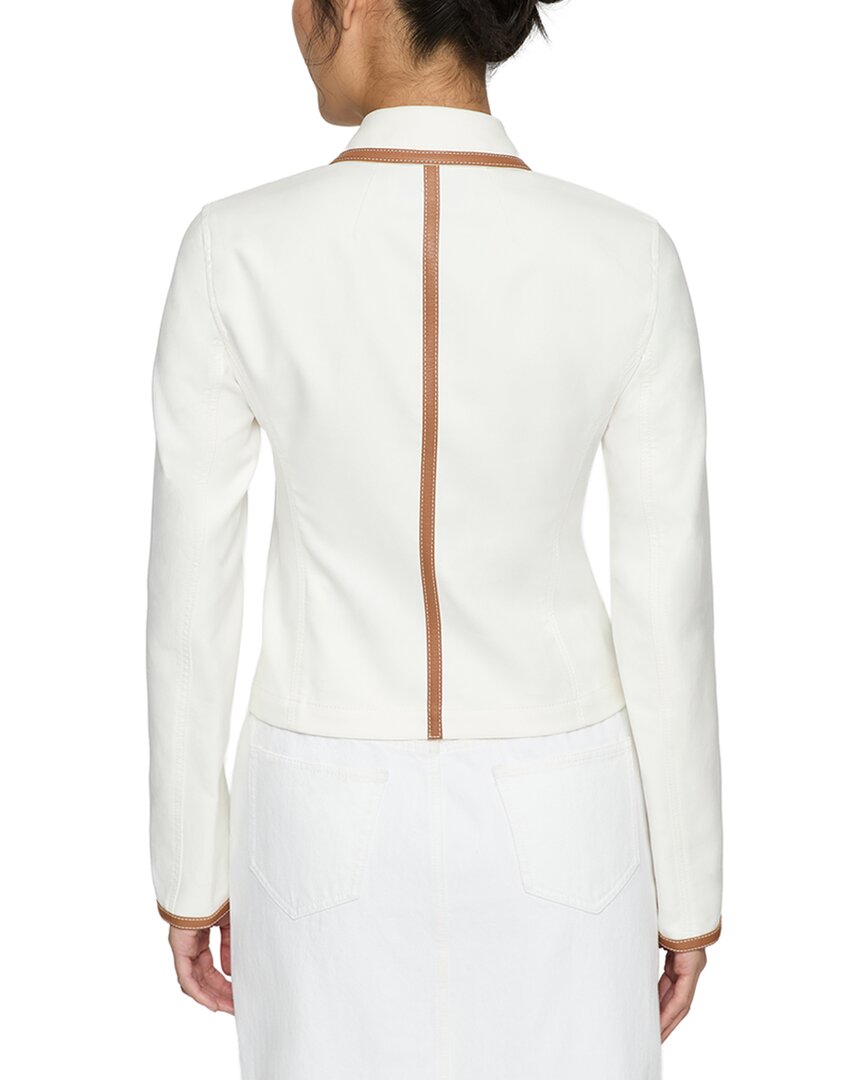 Lafayette 148 New York Collared Zip Front Jacket