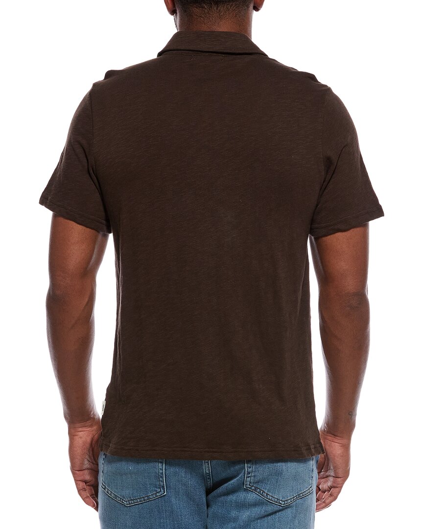 Onia Slub Short Sleeve Polo Shirt