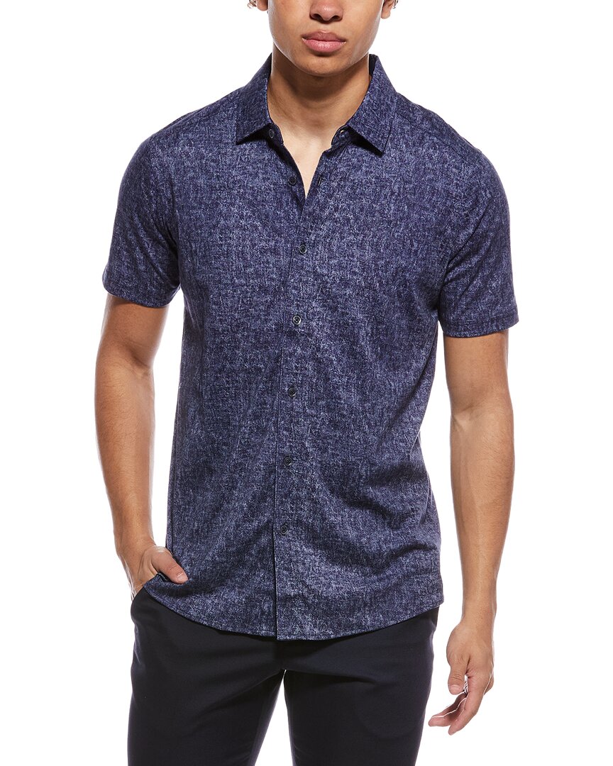 Raffi Distressed Button Shirt