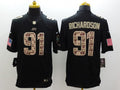 Men's New York Jets Sheldon Richardson #91 Black Game Player Jersey1