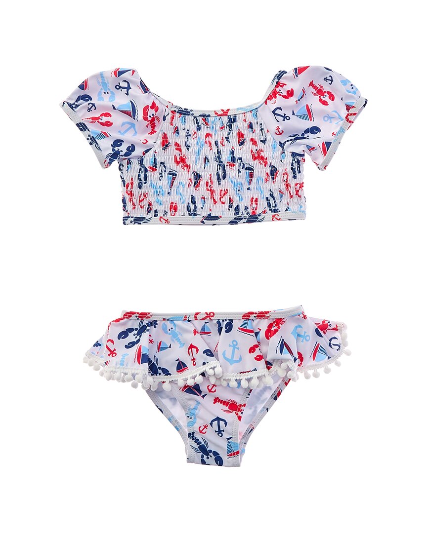 Flap Happy 2pc Sunday Sails Top And Bikini Bottom Set