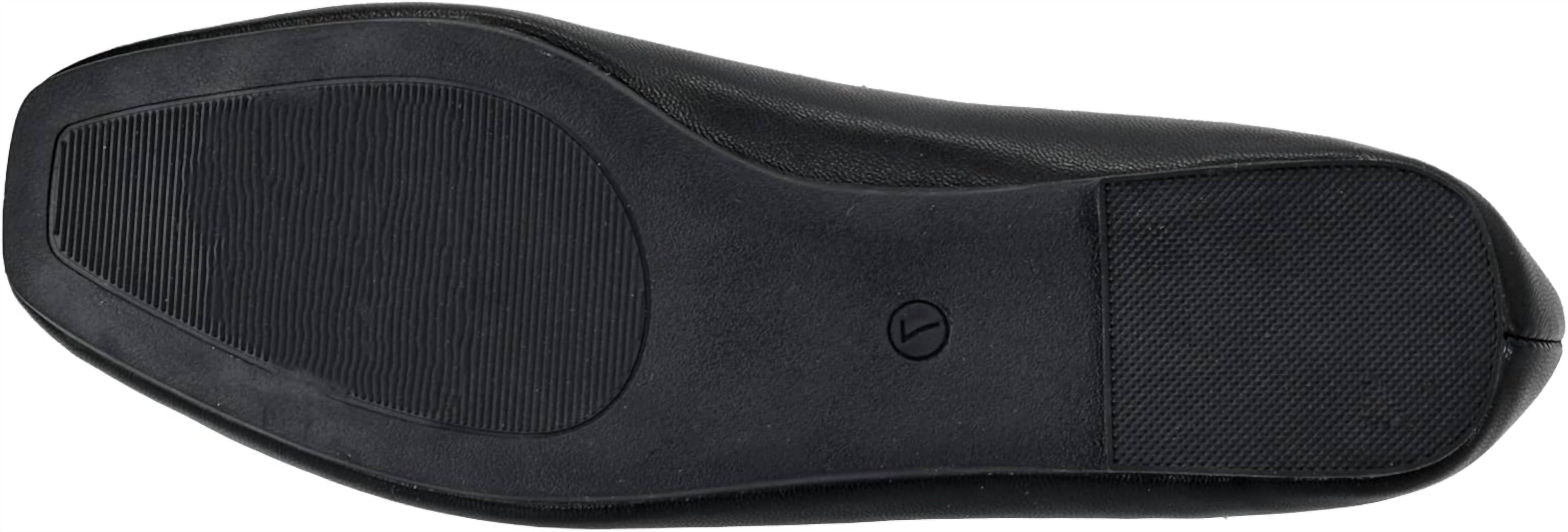 Women's Just In Time Flats Shoe In Black