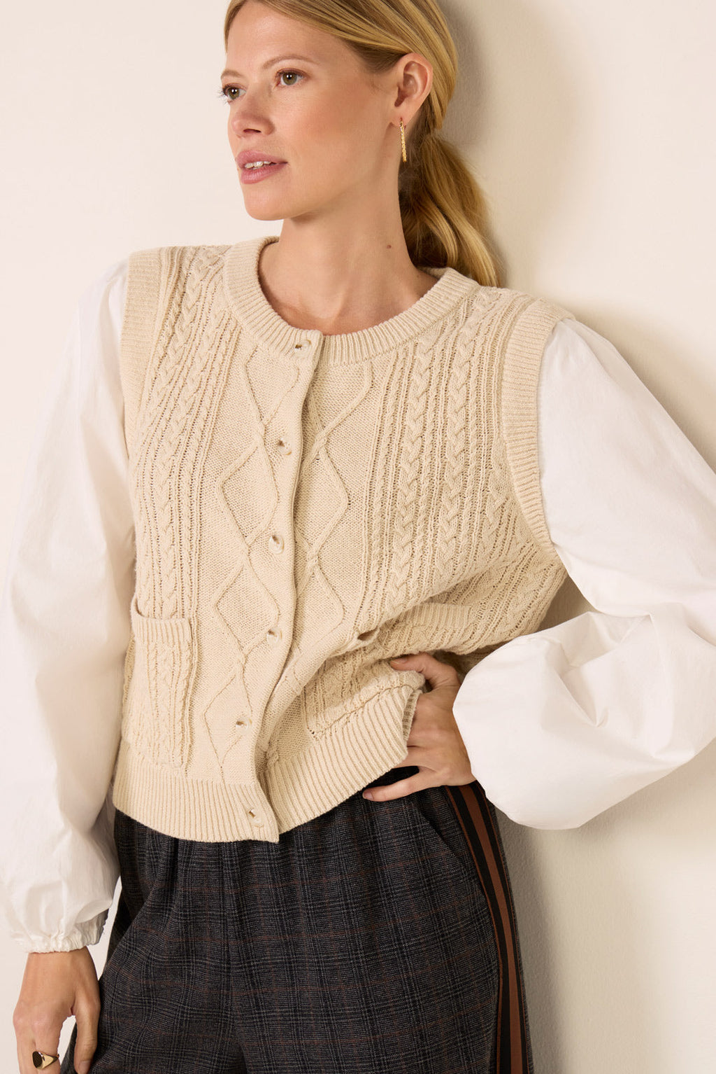 Women's Della Crew Twofer Top