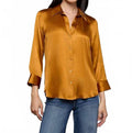 Dani Silk Blouse In Dijon