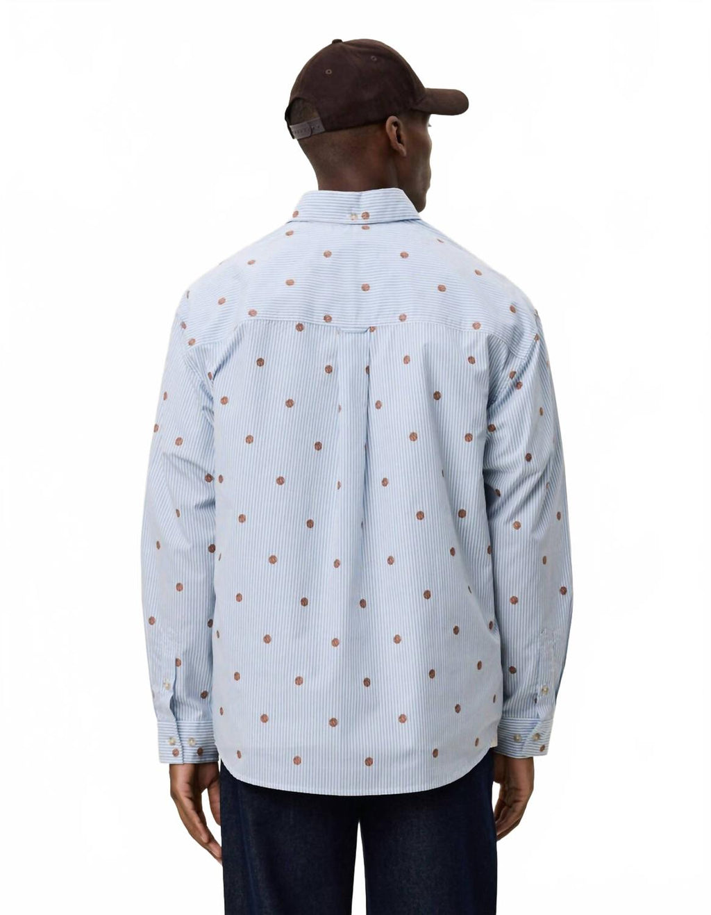 Kolton Stripe Basketball Shirt In Allure