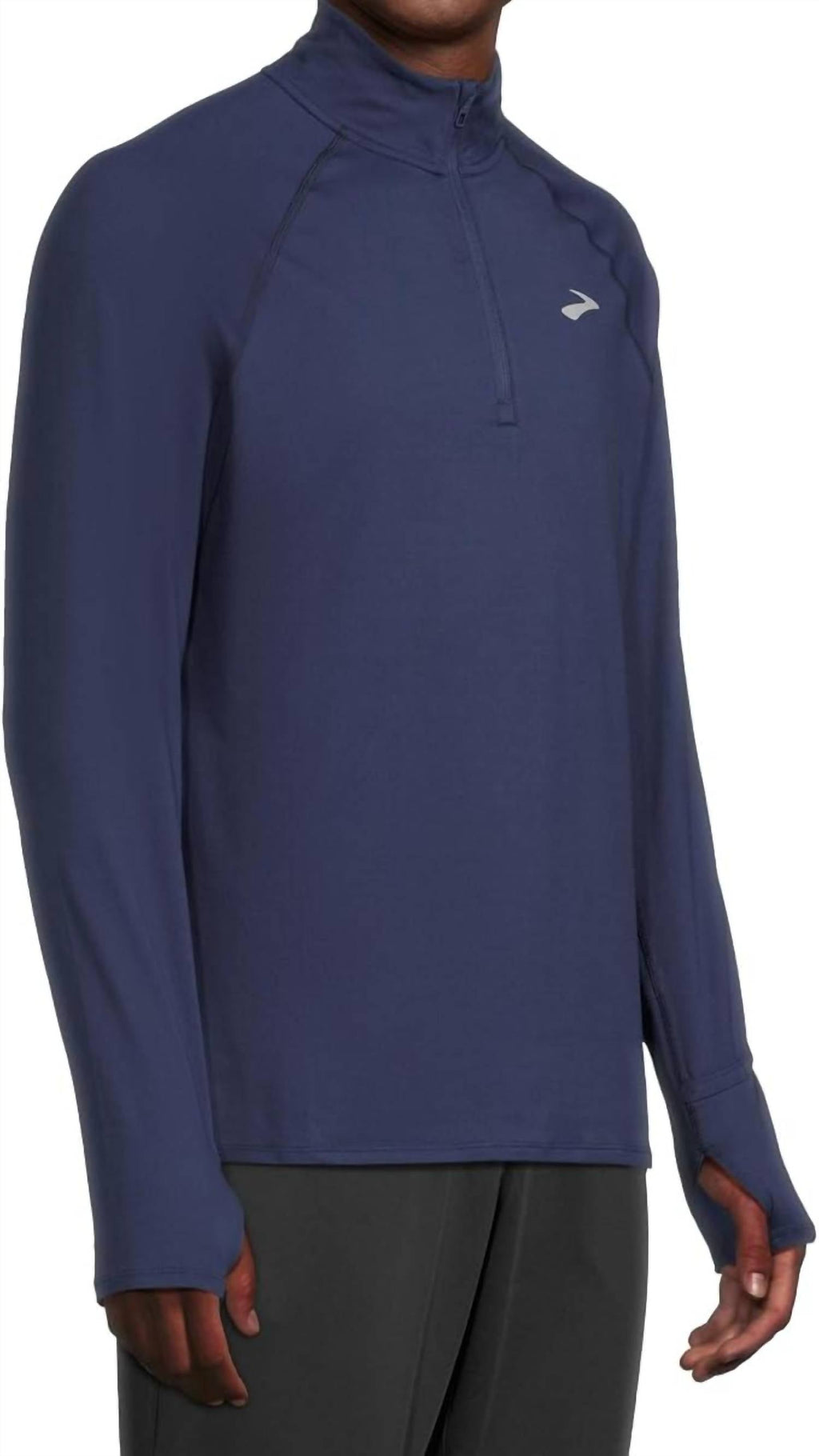 Dash 1/4 Zip 3.0 Long Sleeve Tee In Midnight
