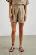 Maryam High Waist Short In Beige
