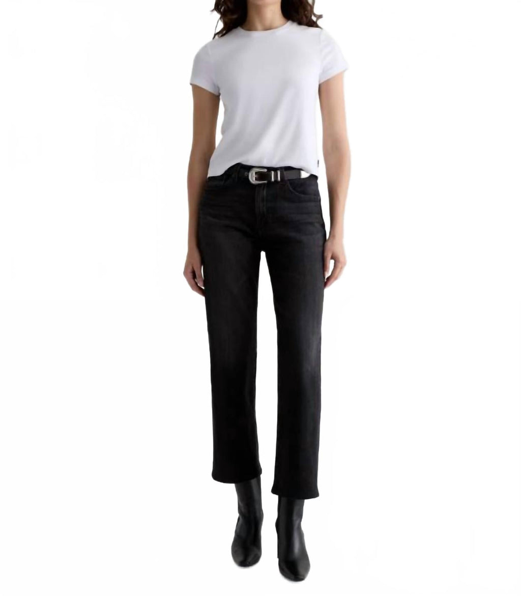 Brinley Mid-Rise Straight Leg Jeans In Nebula