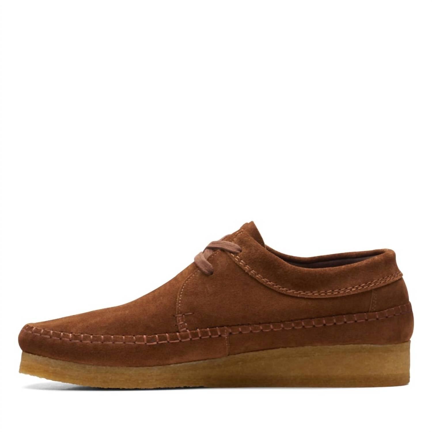 Men's Weaver Shoes In Cola Suede