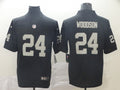 Men's Las Vegas Raiders Charles Woodson #24 Black Game Jersey1