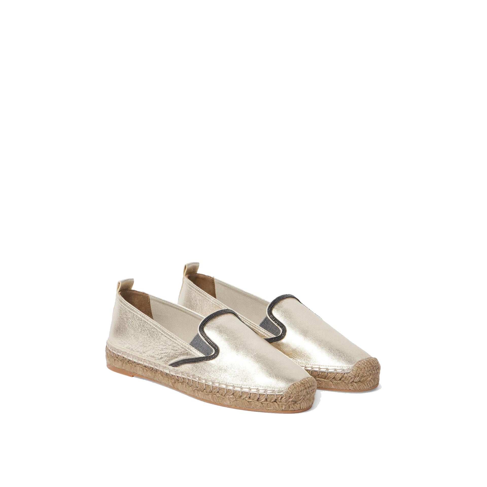 Brunello Cucinelli Leather Espadrilles Women