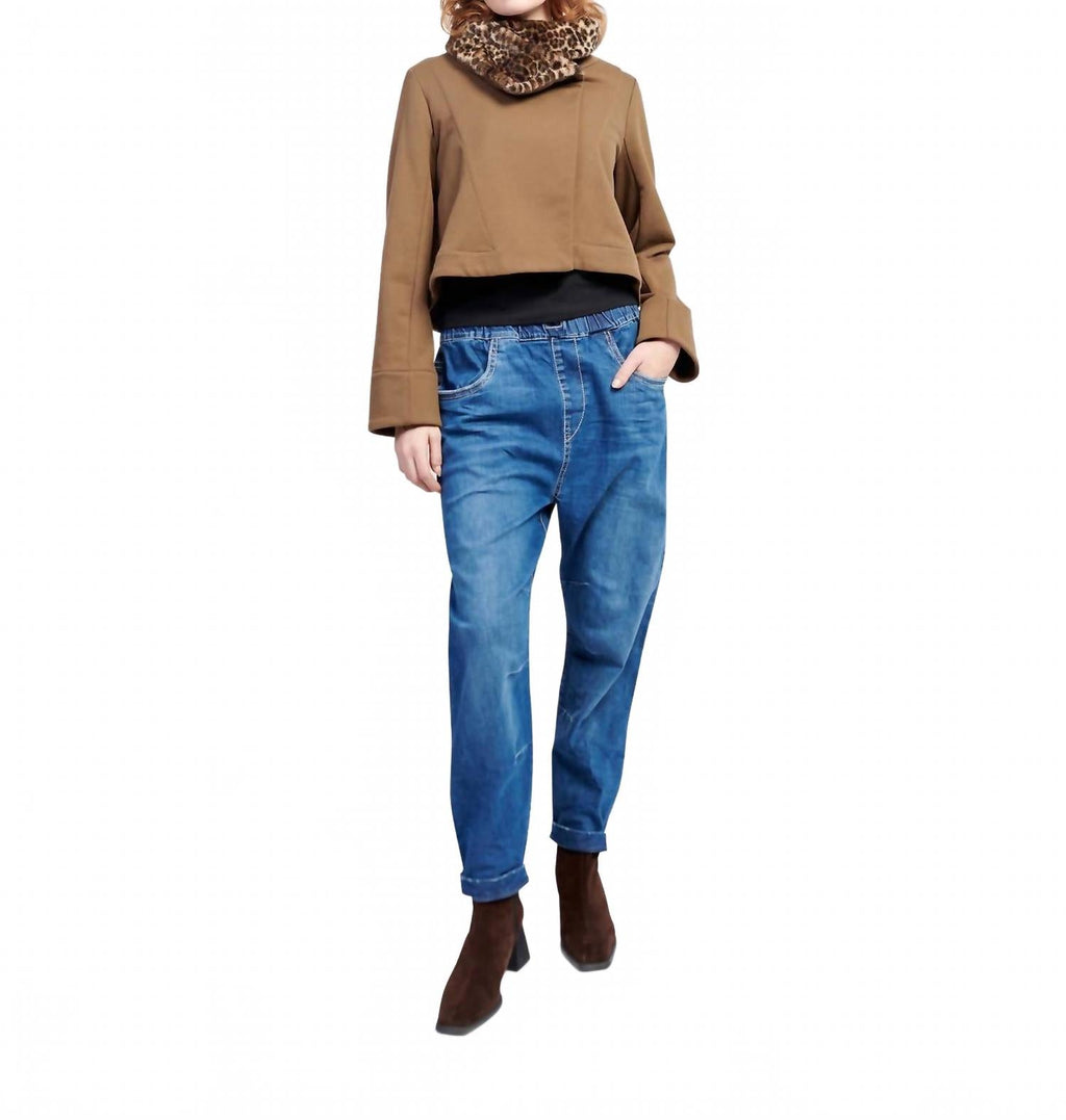 Urban Snug Moto Jacket In Camel