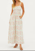 Cari Midi Dress In Fruit Blooms