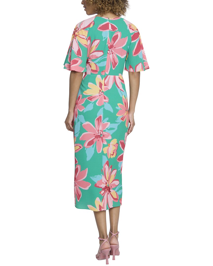 Maggy London Freesia Floral Midi Dress