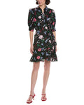 CeCe Pleated Mini Dress