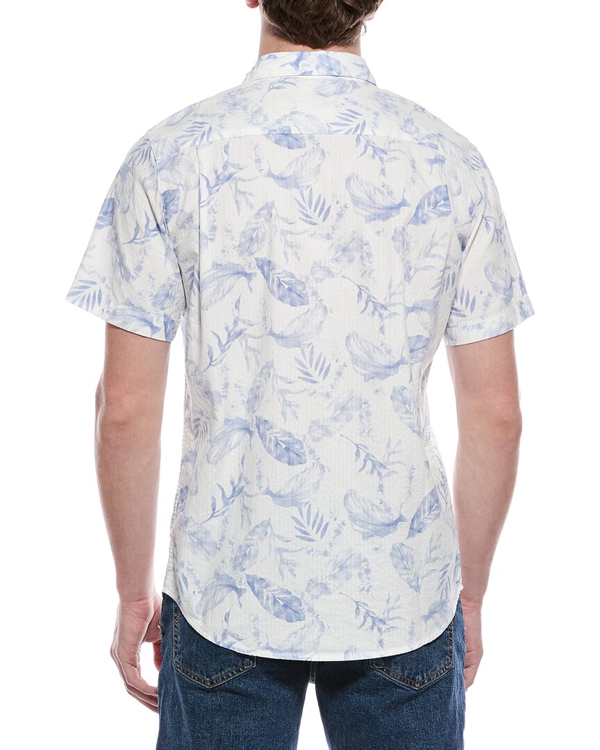 WEATHERPROOF VINTAGE Seersucker Print Shirt