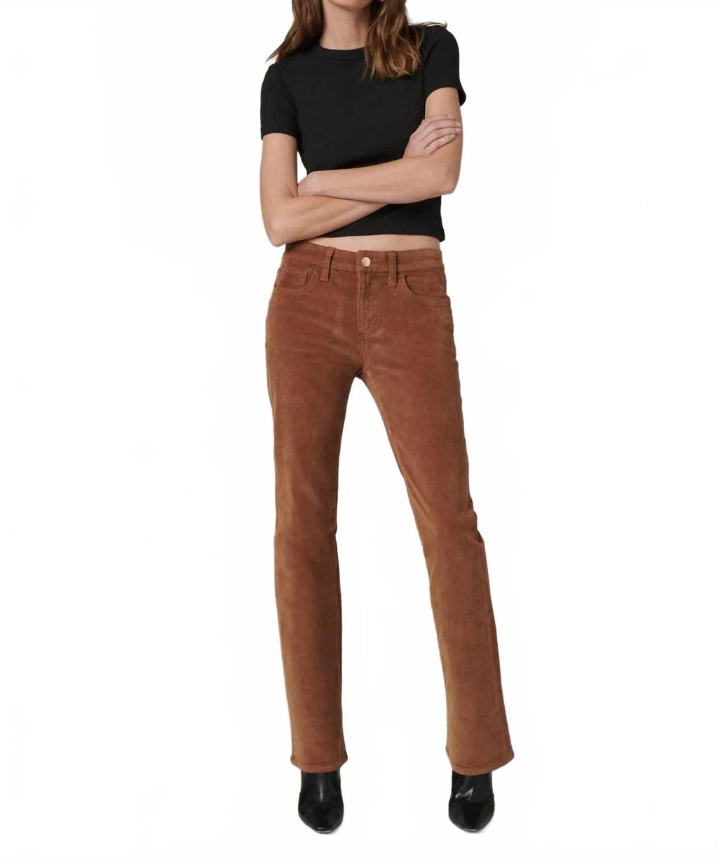 Corduroy Provocateur Bootcut Pants In Brown