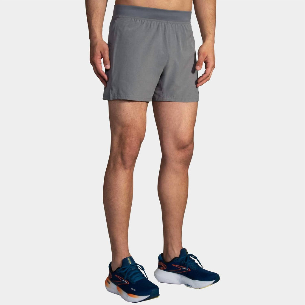 Sherpa 5" Shorts In Heather Charcoal