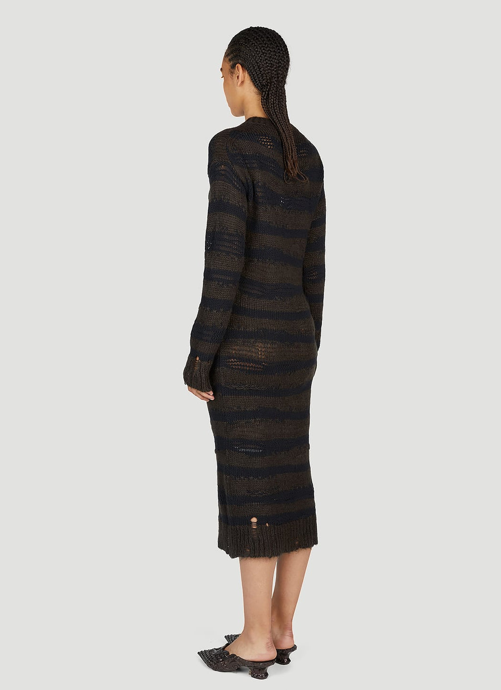 Acne Studios Women Ladder Knit Midi Dress