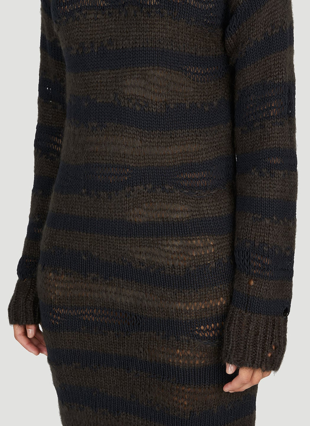 Acne Studios Women Ladder Knit Midi Dress