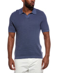 Onia Textured Johnny Collar Polo Shirt
