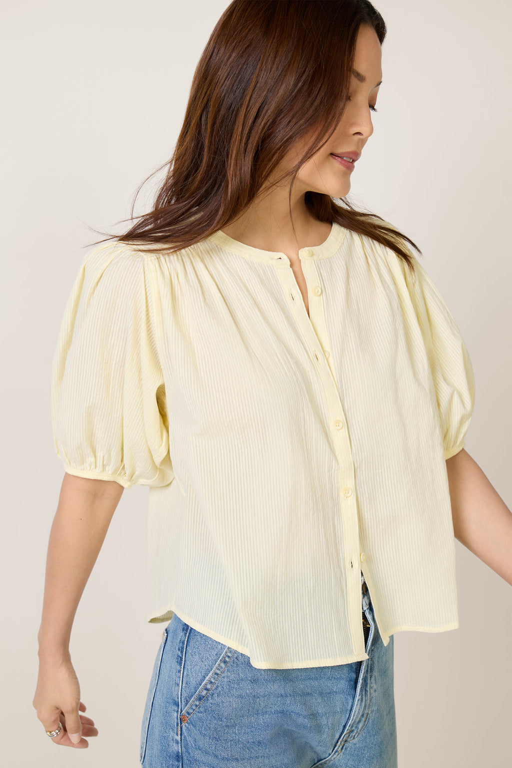 Women's Short Sleeve Button Down Shirt