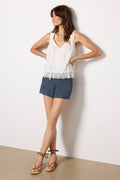 Women's Joelle Stretch Linen Short