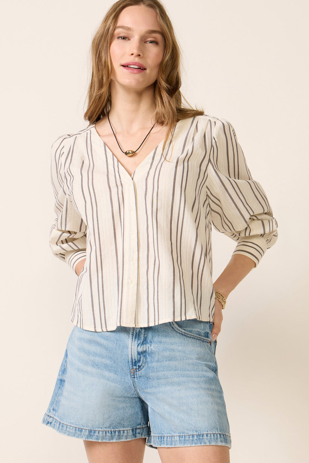Women's Bailey Button Stripe Blouse