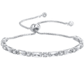 Adjustable Mixed-Cut Crystal Bracelet