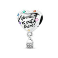 Adventure Is Out There Heart & Balloon Dangle Charm