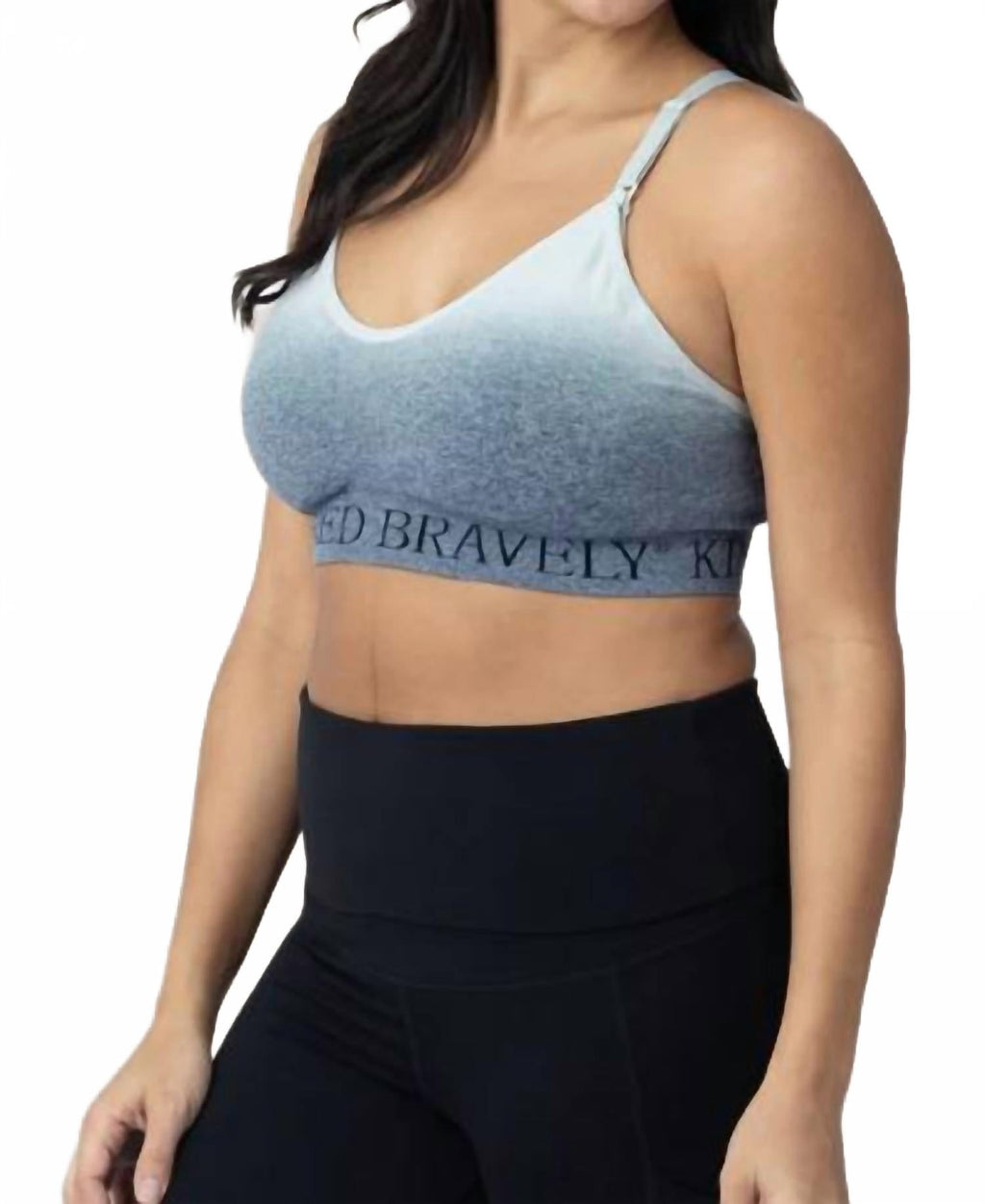 Sublime Nursing Sports Bra In Ombre Storm