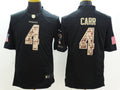 Men's Las Vegas Raiders #4 Derek Carr Black Player Jersey1