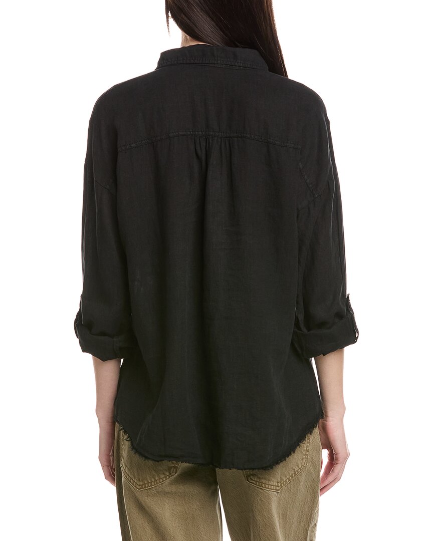 XCVI Whitson Button-Up Linen Shirt
