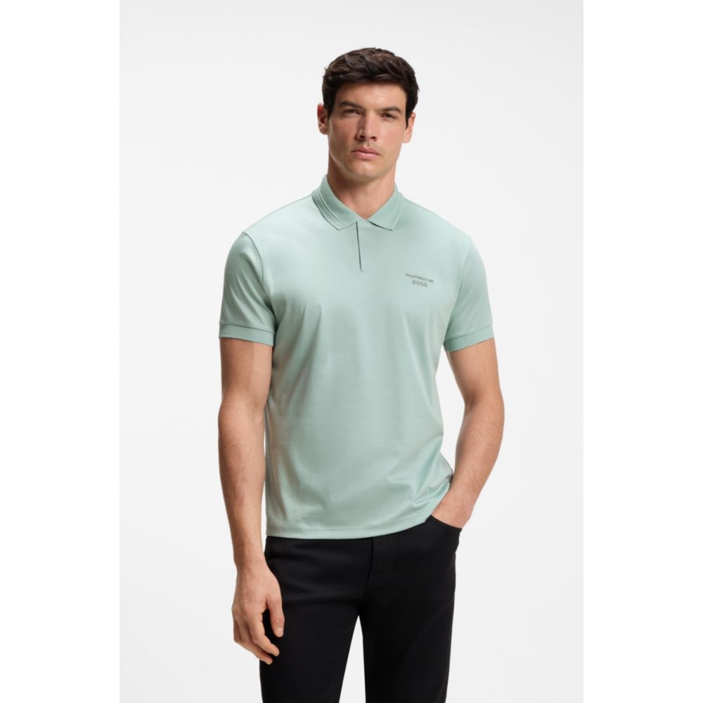 Porsche x  polo shirt in mercerized cotton